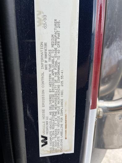 Used 2004 Western Star 4900 Tri-Axle Dump Truck #5618