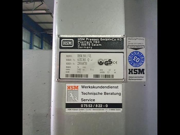 Used 2002 HSM 500.1 VL Baler