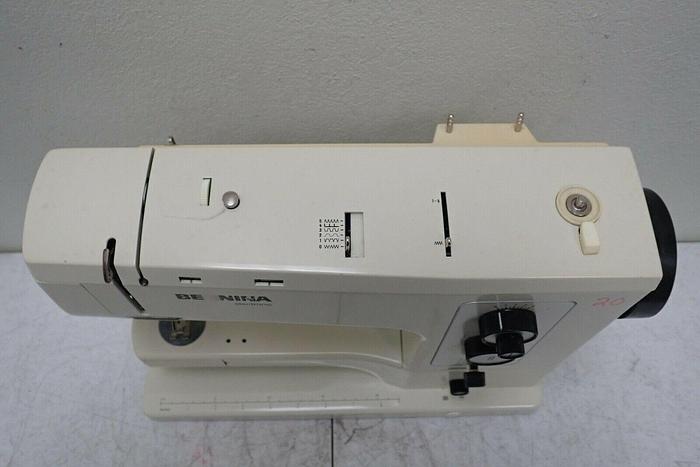 Used Vintage Bernina 831 Switzerland Sewing Machine with Red Case