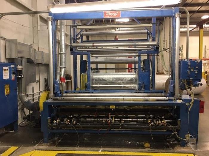 Used 93" (2.36M) MAGNAT TWO DRUM SLITTER REWINDER