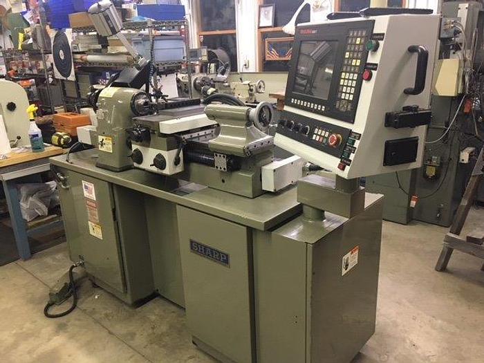 2001 Sharp 1118H-CNC 11x18 CNC Toolroom Lathe W/ Anilam 4200T 118H