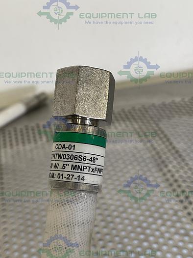 Used Saint Gobain  STHT-W-0500 Silicone Hose w/ Compression Fittings