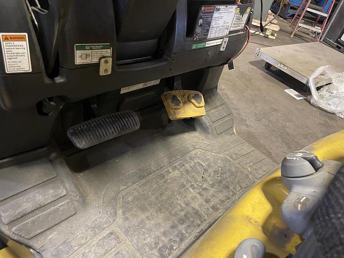 Used 12,000 POUND YALE GLC120SVX WITH 60" DIAMETER CASCADE ROLL CLAMP