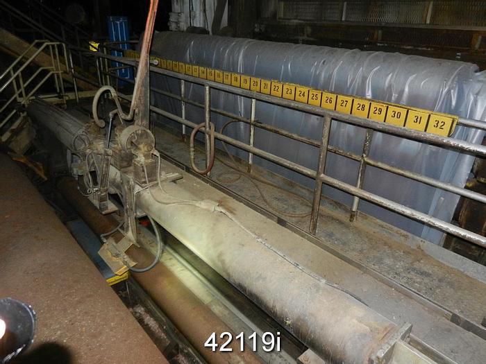 Used Beloit Reel, 185" Drum Face With Spools and Controls #42119