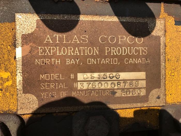 Used HB18312 Atlas Copco CS1500 Core Drill