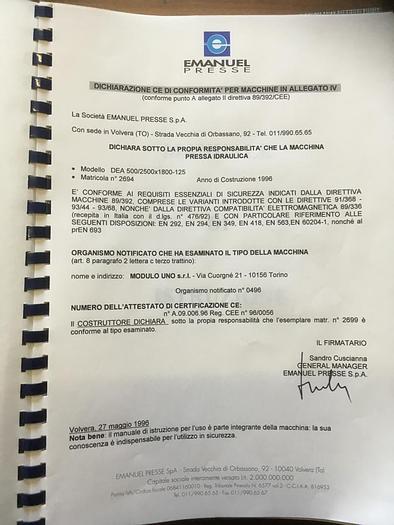 Usato 1996 MANZONI EMANUEL