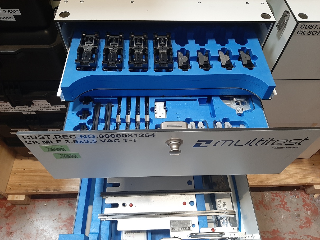 Used Multitest MT9928 QFN 3.5 x 3.5 Handler Kit