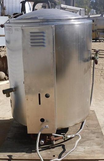 Used Kettle, 80 Gallon, S/st, Jkt, Groen, Mdl AH-80, Gas #C743370