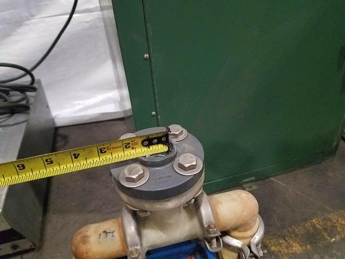 Used 1" Diaphragm Pneumatic Pump for water or chemical in unknown condition