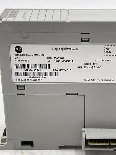 Used Allen-Bradley 1768-M04SE SER A