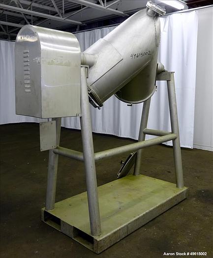 Used 5 cuft Patterson Kelley Twin shell blender SS