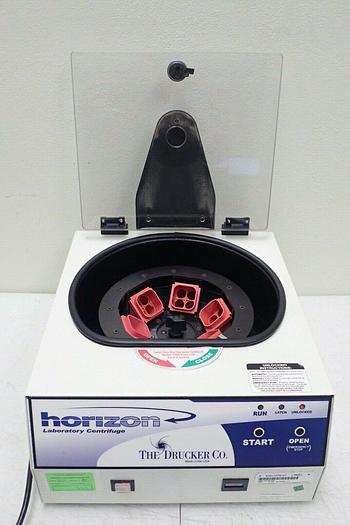 Used Drucker Horizon 755-24 Clinical Laboratory Centrifuge w/ Rotor and Buckets