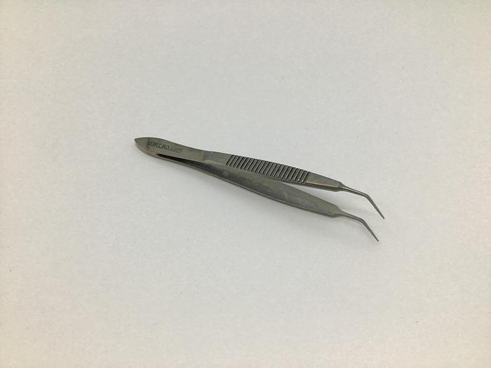 Used Ophthalmic Forceps Suture Tying Kelman McPherson Angled Stainless Steel