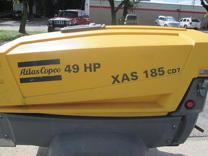 Used 2014 Atlas Copco XAS 185 Mobile Air Compressor