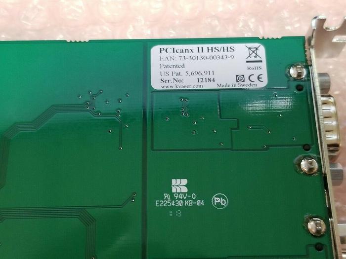 Used Kvaser PCIcanx II HS