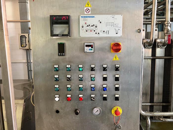 Used TECNOFREEZE 2.400 L/H HTST MIX PLANT
