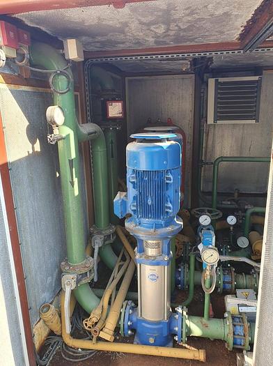 Usato Centrale gruppo Antincendio, in cabina mobile con 2 motori Leroy Somer e 2 pompe Lovara