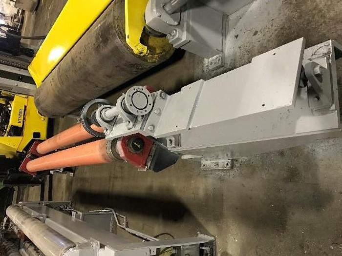 Used 116" (2.94M) BELOIT TWO DRUM SLITTER REWINDER 60" DIAMETER ROLLS