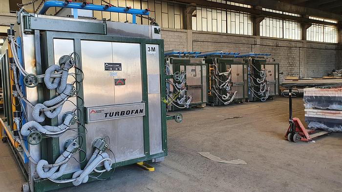 Used Muffled Gas turbo Kiln Moretti mod. FTR4M