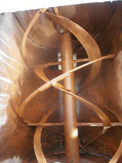 Used Mixer, Ribbon, 75 CF, C/St, Scott, Hopper, Dust Collector, #S741694