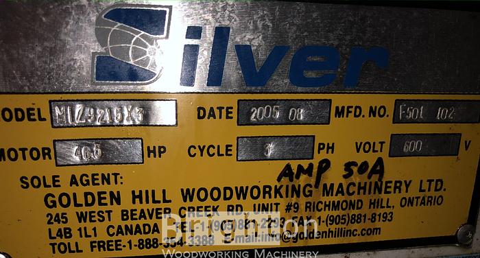 Used 2005 Silver SG-150/3A Used Slat & Round Rod Machine