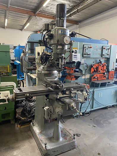 Used Sharp LMV Variable Speed Milling Machine Mill Fagor DRO Power Draw Bar #6169