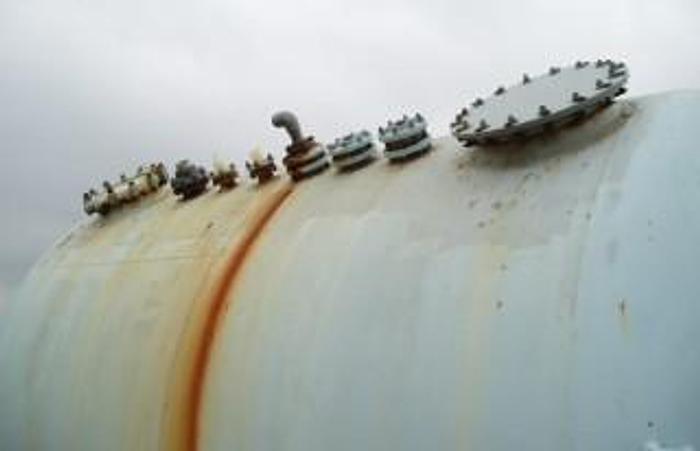 Used Tank, 8,150 Gallon, Glass Lined, 10' X 12', Pfaudler, 25 PSI, #S731117