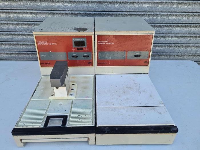 Used Miles Scientific Tissue-Tek Dispensing Console and Thermal Console
