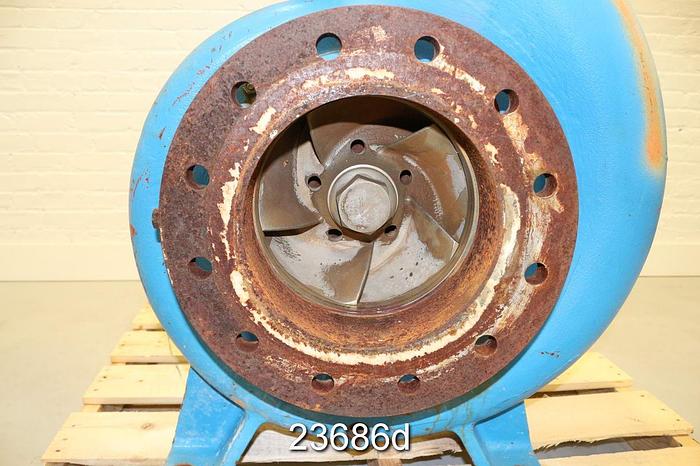 Used Goulds 3180L Pump, 8x10x16, 5-Vane Impeller, Ductile Iron Casing #23686