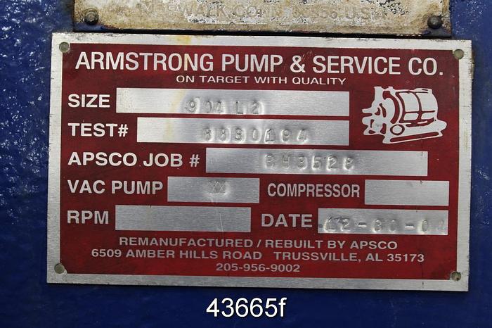 Used Nash 904L2 Vacuum Pump #43665