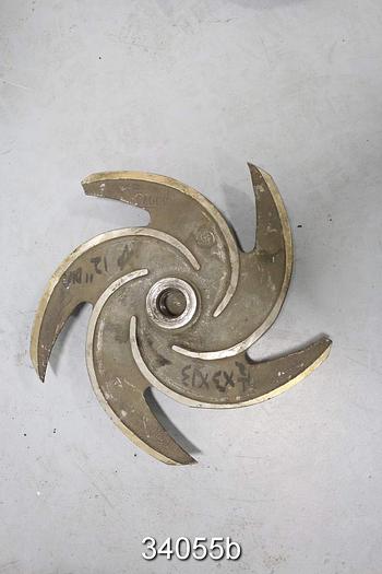 Used Goulds 3196 Pump 1.5x3x13 Impeller #34055