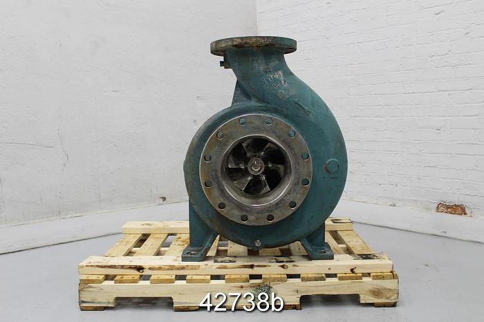 Used Goulds 3175 8x10x14 Pump, Stainless Steel Casing #42738