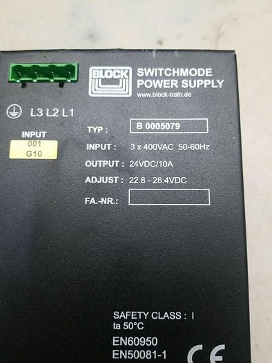 Used Block Switchmode Power Supply B0005079