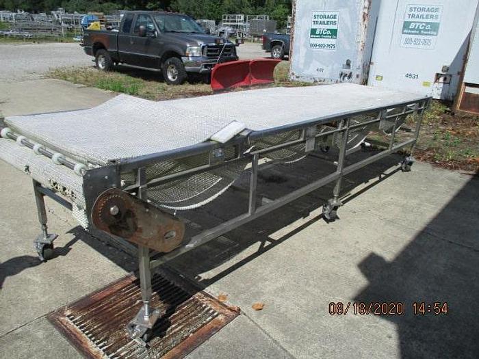 Used Conveyor, 40"Wx13'6"L, plastic belting