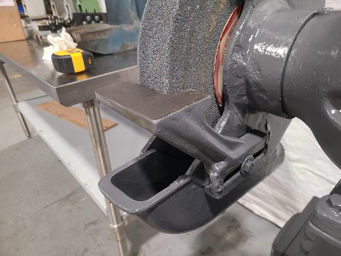 Used Bradford Admiral Double 1 Hp Heavy Duty 10" Grinder Grinding Wheel