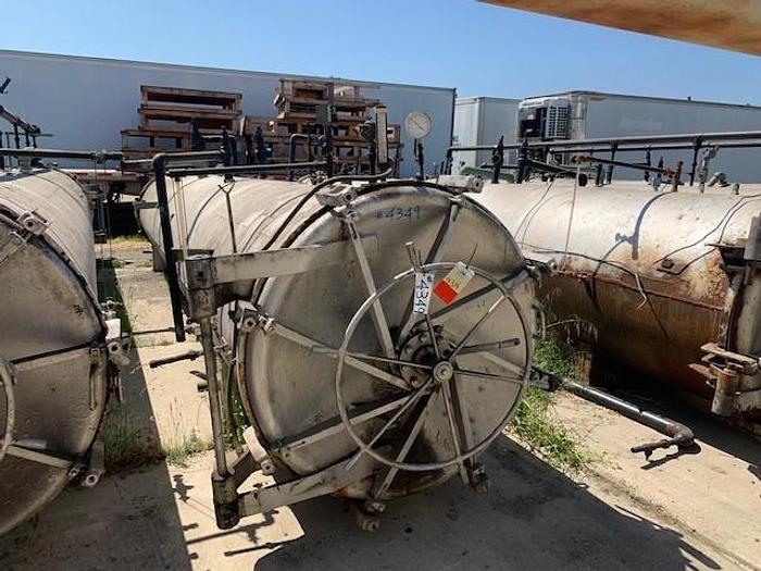 Used Reid Double Door Horizontal Retort 54" Dia. x 28' Long