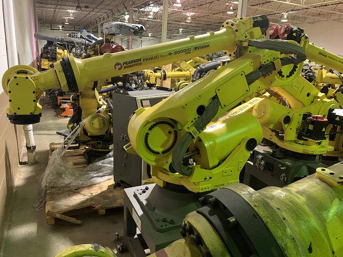 Used FANUC R2000iC/125L 6 AXIS CNC ROBOT WITH R30iB CONTROLLER, IR VISION, 125KG X 3,100 MM H REACH