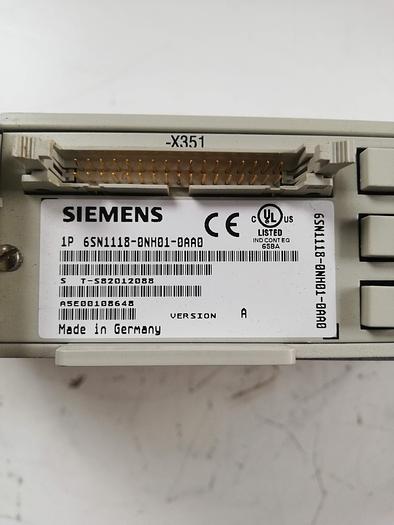 Used Siemens 6SN1123-1AB00-0HA1 + 6SN1118-0NH01-0AA0