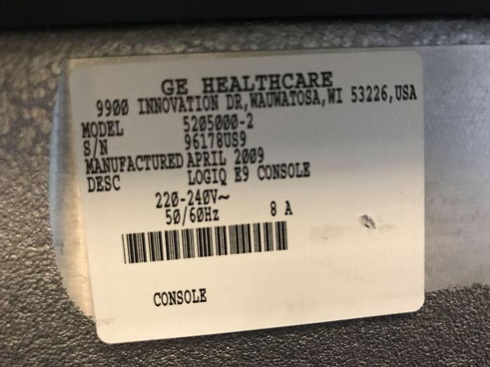 Used GE Logiq E9