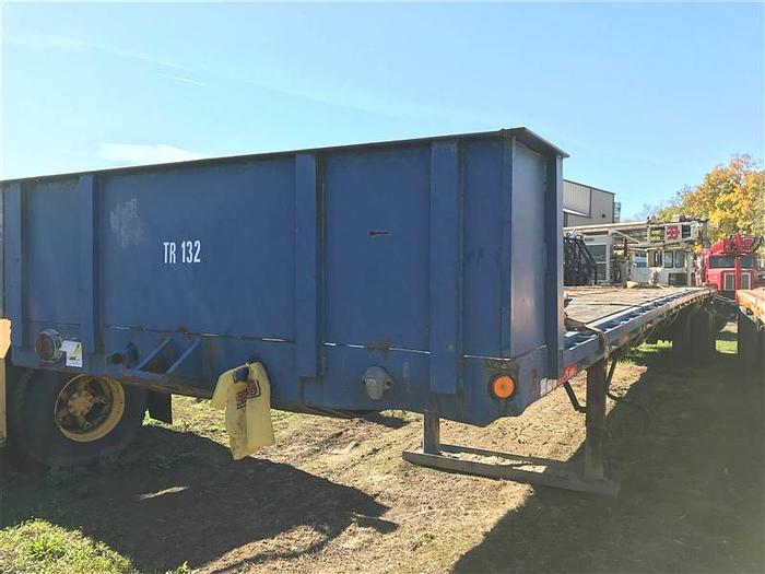 Used 2000 Great Dane Tandem-Axle Flat Bed Trailer - Blue