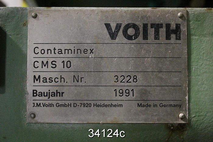 Used Voith CMS 10 Contaminex Detrashing Screen #34124
