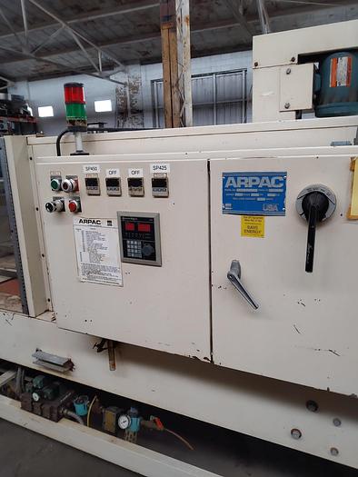 Used ARPAC 55 TW -32 tray/ caser shrink wrapper