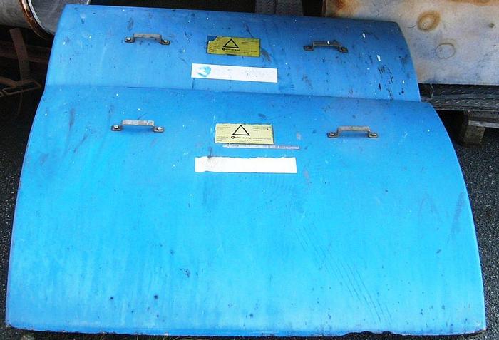 Used RotoSieve, type 2013-141 stainless steel screen mounted on a mild steel frame