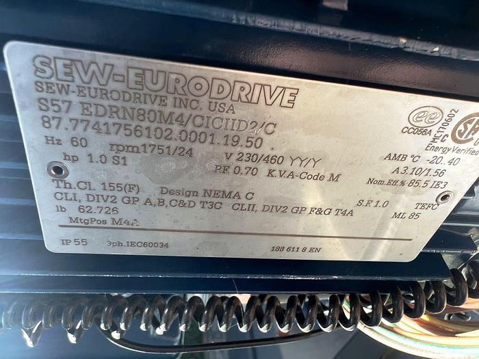 Used Filter, Pressure, Oberlin, Model OBF12, 316L Stainless Steel,  12 Square Feet #S744646