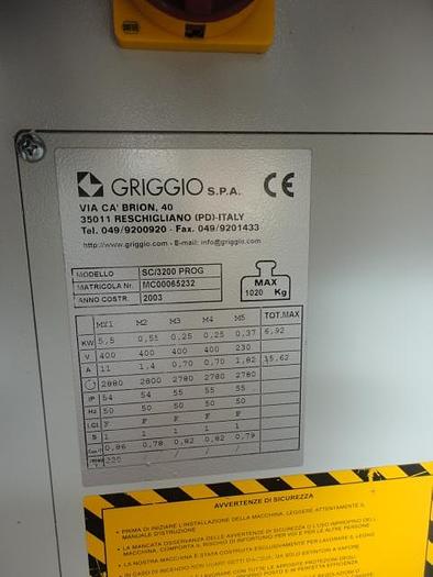 Usado SQUADRATRICE GRIGGIO SC3200E - a controllo elettronico