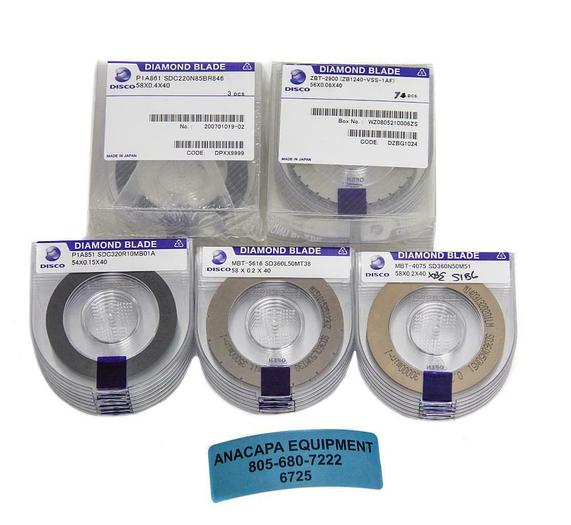 Disco Diamond Blade, ZBT-2900 & Various Disco Blades NEW Lot of 20 (6725)W