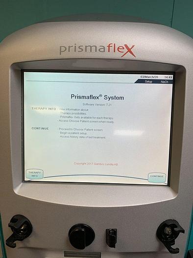 Used Gambro Prismaflex Dialysegerät SV 7.21 + Barkey Auto Control 3XPT Unit