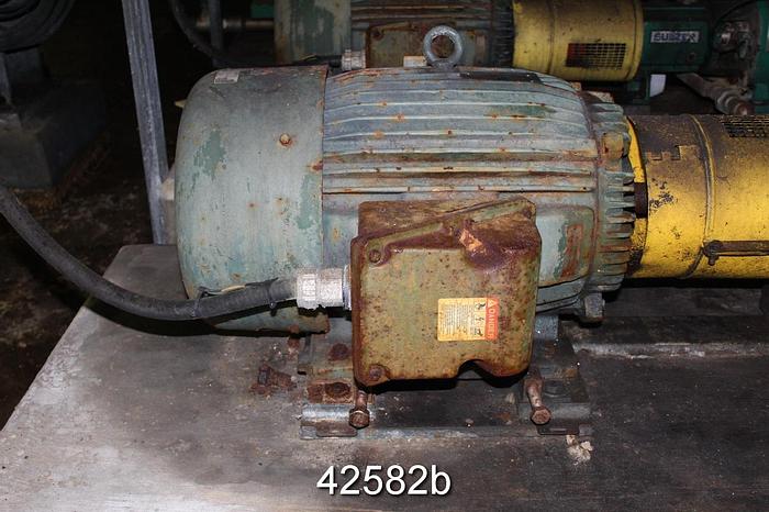 Used Toshiba A/C Motor, 50 Hp, 3600 Rpm, 326TS Frame #42582