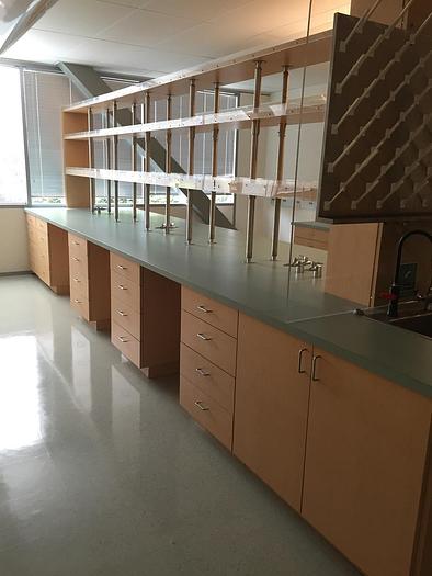 Used Used 50 each plastic laminate Casework