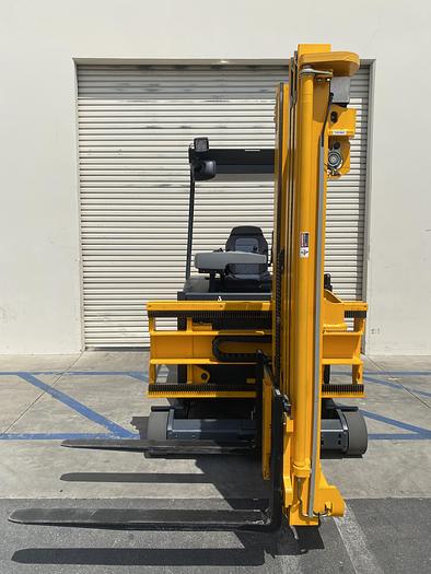 Used Jungheinrich  EFX 413 Electric Forklift Front Seat/tri-Lateral Stacker w/ Charger